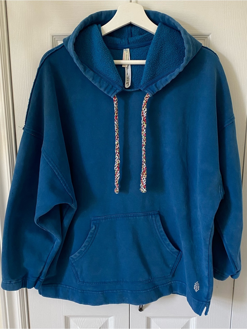 Free People FP Movement Oversized Slouchy Hooded Sweatshirt A Cut Above Large